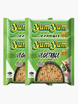 Flink Yum Yum Vegetable Noodles 60g 4x aanbieding