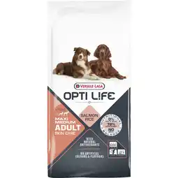 Pets Place Opti Life Adult Skin Care Medium-Maxi - Hondenbrokken - 12,5 kg aanbieding