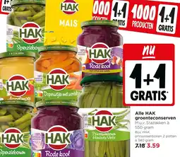 Jumbo Alle HAK groenteconserven aanbieding