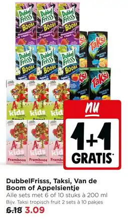 Jumbo DubbelFrisss, Taksi, Van de Boom of Appelsientje aanbieding