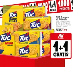 Jumbo TUC Crackers of Bakerolls aanbieding