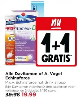 Jumbo Alle Davitamon of A. Vogel Echinaforce aanbieding