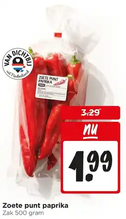 Jumbo Zoete punt paprika aanbieding