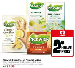 Jumbo Pickwick 1-kopsthee of Pickwick Lattes aanbieding