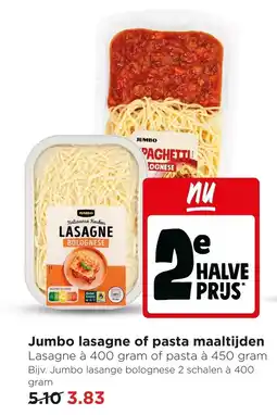 Jumbo Jumbo lasagne of pasta maaltijden aanbieding