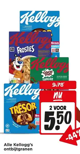 Jumbo Alle Kellogg's ontbijtgranen aanbieding