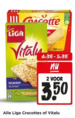 Jumbo Alle Liga Cracottes of Vitalu aanbieding