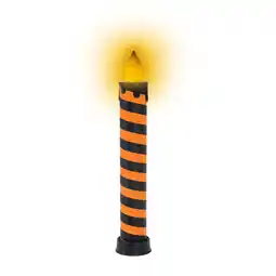 Van Cranenbroek Kaars oranje/paars 82 cm led-vlam aanbieding