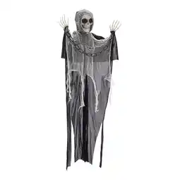 Van Cranenbroek Hangend zwart skelet met beweging, licht en geluid, 90 cm aanbieding