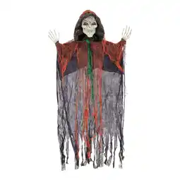 Van Cranenbroek Hangend skelet met zeis, beweging, licht en geluid, 120 cm aanbieding