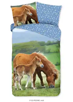 Wehkamp Good Morning katoenen dekbedovertrek 1-persoons (140x220 cm) aanbieding