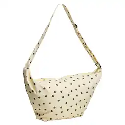 Wehkamp PIECES crossbody tas met stippen PCAMANDA ecru aanbieding