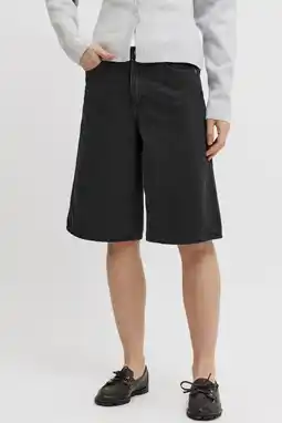 Wehkamp JJXX wide leg highwaist short black denim aanbieding