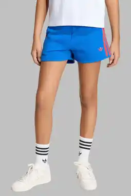 Wehkamp adidas Originals 3 STRIPES SPRINTER short blauw aanbieding