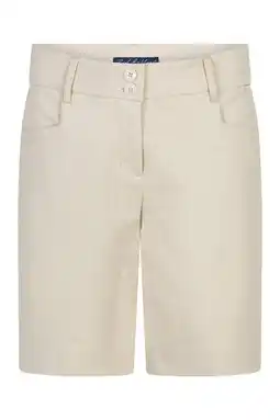 Wehkamp Red Button straight highwaist chino short beige aanbieding