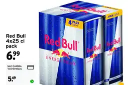 GAMMA Red Bull aanbieding