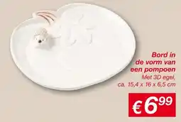 Kik Bord in de vorm van een pompoen aanbieding