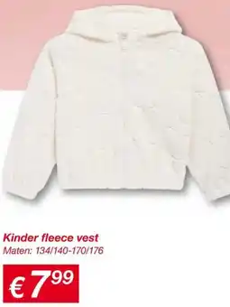 Kik Kinder fleece vest aanbieding