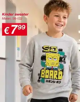 Kik Kinder sweater aanbieding