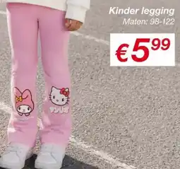 Kik Kinder legging aanbieding