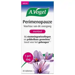 Trekpleister A.Vogel Perimenopauze Mentaal Tabletten aanbieding