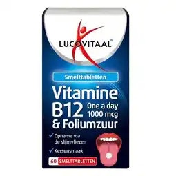 Trekpleister Lucovitaal Vitamine B12 & Foliumzuur Tabletten aanbieding