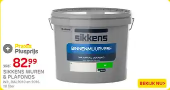 Praxis Sikkens Muren & Plafonds aanbieding