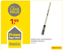 Praxis Baseline universele ronde kwast aanbieding