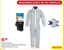 Praxis Busters handschoenen precision nylon aanbieding