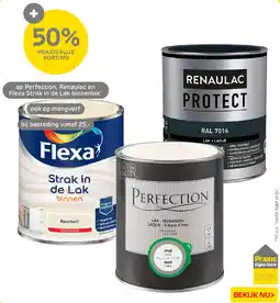 Praxis Perfection, Renaulac en Flexa Strak in de Lak binnenlak aanbieding