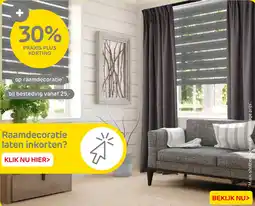 Praxis Raamdecoratie aanbieding