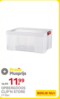 Praxis Clip'n store opbergsdoos aanbieding
