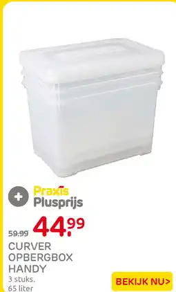 Praxis Curver opbergbox handy aanbieding