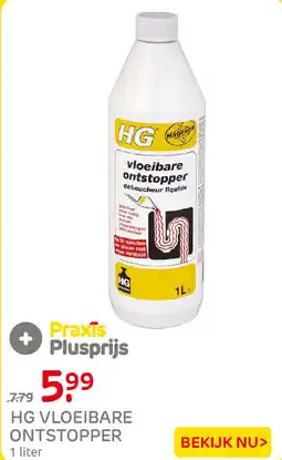 Praxis HG VLOEIBARE ONTSTOPPER aanbieding