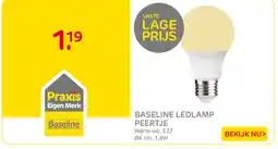 Praxis BaseLine Ledlamp Peertje aanbieding