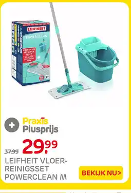 Praxis Leifheit vloer-reinigset powerclean m aanbieding