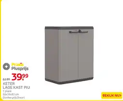 Praxis Keter lage kast piu aanbieding
