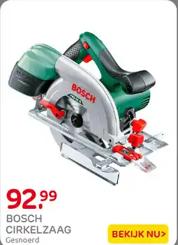 Praxis Bosch cirkelzaag aanbieding