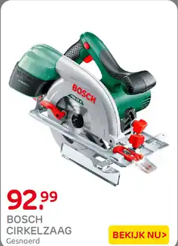 Praxis Bosch Cirkelzaag aanbieding