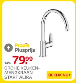Praxis Grohe keukenmengkraan start alira aanbieding