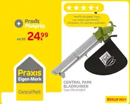 Praxis Central Park bladruimer aanbieding