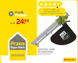 Praxis Central Park Bladruimer aanbieding