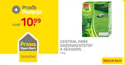 Praxis Central Park gazonmeststof 4-seasons aanbieding