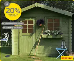 Praxis Praxis Plus tuinhuizen Solid Superia aanbieding