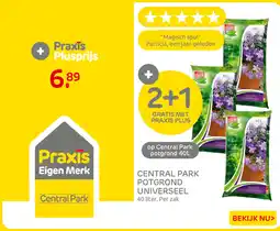 Praxis Central Park potgrond universeel aanbieding