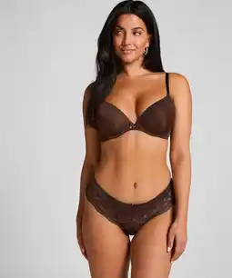 Hunkemoller Hunkemöller Brazilian short Valencia Bruin aanbieding