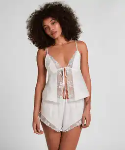 Hunkemoller Hunkemöller Short Peonie Wit aanbieding