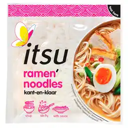 PLUS Itsu Ramen noodles kant-en-klaar aanbieding