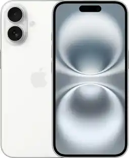Coolblue Apple iPhone 16 128GB Wit aanbieding