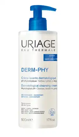 De Online Drogist Uriage Derm-Phy Dermatological Cleansing Cream 500ML aanbieding